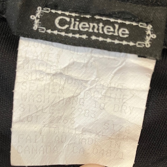 Vintage made in Canada XL Elegant Black Ruffle Mini Dress women’s - Picture 2 of 11